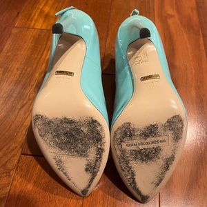 Aquamarine Authentic Vernice Gucci pumps -Glossy patent- leather